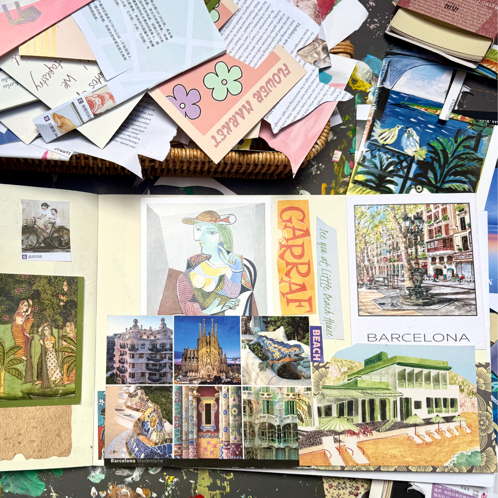 How Scrapbooking (Glubeooking) Can Spark Ideas and Beat Creative Block